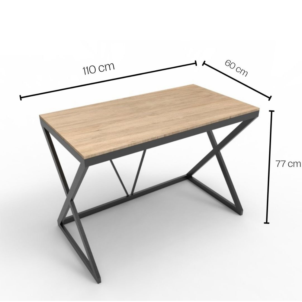 Escritorio en Hierro y Madera SAKE