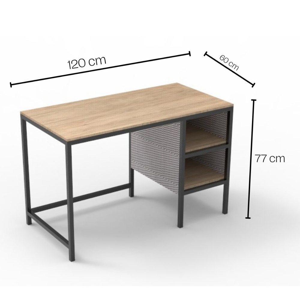 Escritorio en Hierro y Madera TOKUM